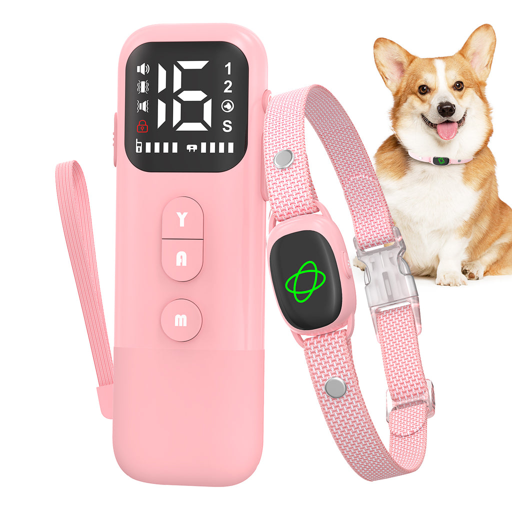 Jewyow 2-in-1 Dog Bark Collar with Remote & Auto Mode – 2600FT Electric Training Collar, IP67 Waterproof for Small Medium Large Dogs