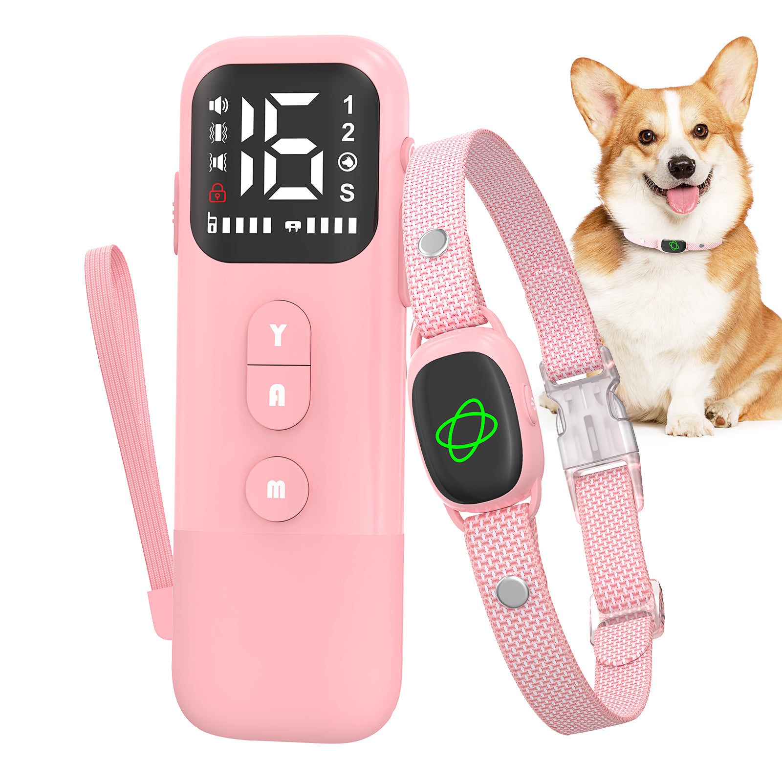 Jewyow 2-in-1 Dog Bark Collar with Remote & Auto Mode – 2600FT Electric Training Collar, IP67 Waterproof for Small Medium Large Dogs